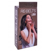 Кляп-трензель Lora с металлическими кольцами - Rebelts - купить с доставкой в Вологде