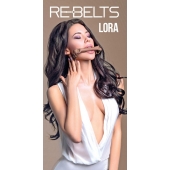 Кляп-трензель Lora с металлическими кольцами - Rebelts - купить с доставкой в Вологде