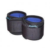 Неопреновые черно-синие наручники - Sitabella - купить с доставкой в Вологде