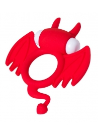 Красное эрекционное кольцо на пенис JOS COCKY DEVIL - JOS - в Вологде купить с доставкой
