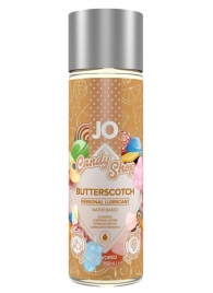 Смазка на водной основе Candy Shop Butterscotch с ароматом ирисок - 60 мл. - System JO - купить с доставкой в Вологде