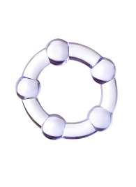 Фиолетовое эрекционное кольцо A-Toys - A-toys - в Вологде купить с доставкой