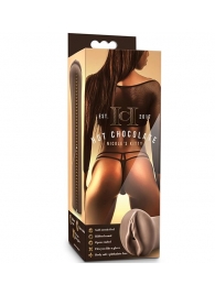 Коричневый мастубратор-вагина Nicole s Kitty - Blush Novelties - в Вологде купить с доставкой