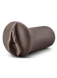 Коричневый мастубратор-вагина Nicole s Kitty - Blush Novelties - в Вологде купить с доставкой