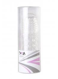 Прозрачная закрытая гелевая насадка - 13,5 см. - Toyfa Basic - в Вологде купить с доставкой