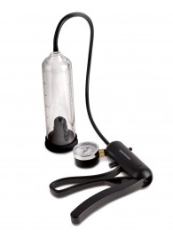 Вакуумная мужская помпа с датчиком давления Pro-Gauge Power Pump - Pipedream - в Вологде купить с доставкой