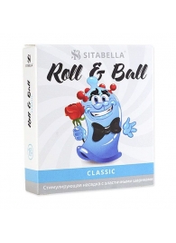 стимулирующий презерватив-насадка Roll   Ball Classic - Sitabella - купить с доставкой в Вологде