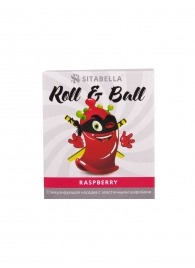 Стимулирующий презерватив-насадка Roll   Ball Raspberry - Sitabella - купить с доставкой в Вологде