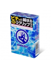 Презервативы Sagami Squeeze волнистой формы - 5 шт. - Sagami - купить с доставкой в Вологде
