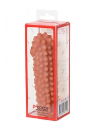 Телесная насадка на фаллос с бугорками KOKOS Extreme Sleeve 10 - 15,8 см. - KOKOS - в Вологде купить с доставкой