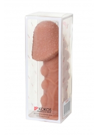 Насадка на фаллос с пузыриками, венками и ребристостью KOKOS Extreme Sleeve 09 - 12,7 см. - KOKOS - в Вологде купить с доставкой
