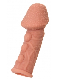 Насадка на фаллос с пузыриками, венками и ребристостью KOKOS Extreme Sleeve 09 - 12,7 см. - KOKOS - в Вологде купить с доставкой