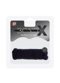 Чёрная веревка для связывания BONDX LOVE ROPE - 5 м. - Dream Toys - купить с доставкой в Вологде