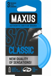 Классические презервативы в железном кейсе MAXUS Classic - 3 шт. - Maxus - купить с доставкой в Вологде