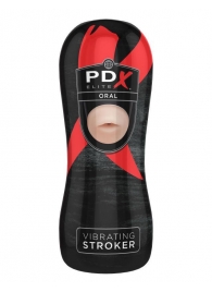 Мастурбатор-ротик Vibrating Oral Stroker - Pipedream - в Вологде купить с доставкой