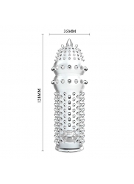Закрытая прозрачная насадка Crystal sleeve - 14,2 см. - Erowoman-Eroman - в Вологде купить с доставкой
