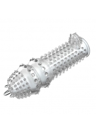Закрытая прозрачная насадка Crystal sleeve - 14,2 см. - Erowoman-Eroman - в Вологде купить с доставкой