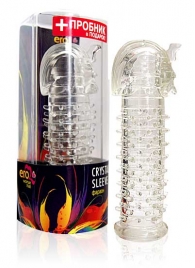 Закрытая прозрачная насадка на пенис Crystal Sleeve Faraon - 13,5 см. - Erowoman-Eroman - в Вологде купить с доставкой