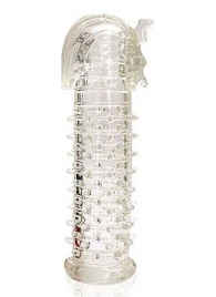 Закрытая прозрачная насадка на пенис Crystal Sleeve Faraon - 13,5 см. - Erowoman-Eroman - в Вологде купить с доставкой