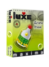 Презерватив LUXE Maxima  Сигара Хуана  - 1 шт. - Luxe - купить с доставкой в Вологде