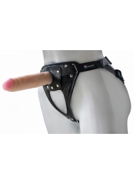 Универсальный мягкий пояс с насадкой Hard brutal BDSM-КОНСУЛ - 17 см. - LOVETOY (А-Полимер) - купить с доставкой в Вологде