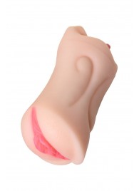 Телесный двусторонний мастурбатор Fruity Tongue - ротик и вагина - ToyFa - в Вологде купить с доставкой