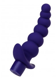 Фиолетовый силиконовый анальный вибратор Dandy - 13,5 см. - ToyFa