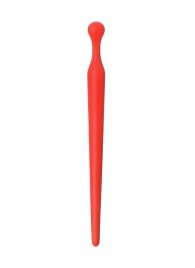 Красный силиконовый уретральный плаг - 10 см. - ToyFa - купить с доставкой в Вологде