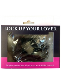 Черные меховые наручники Love с ключиками - Baile - купить с доставкой в Вологде