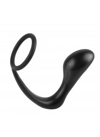 Эрекционное кольцо с анальной пробкой Ass-Gasm Cockring Plug - Pipedream - в Вологде купить с доставкой