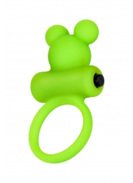 Зеленое виброкольцо на пенис A-Toys - A-toys - в Вологде купить с доставкой