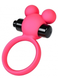Розовое виброкольцо на пенис A-Toys - A-toys - в Вологде купить с доставкой