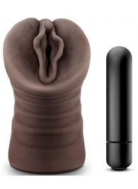 Коричневый мастурбатор-вагина Alexis - Blush Novelties - в Вологде купить с доставкой