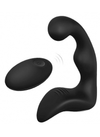 Черный вибромассажер простаты REMOTE BOOTY PLEASER - Dream Toys - в Вологде купить с доставкой