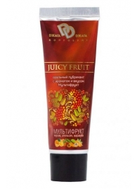 Интимный съедобный лубрикант JUICY FRUIT с ароматом фруктов - 30 мл. - БиоМед - купить с доставкой в Вологде