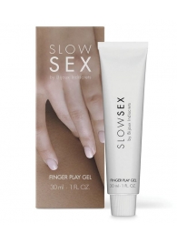 Гель для мастурбации с ароматом кокоса Slow Sex Finger Play Gel - 30 мл. - Bijoux Indiscrets - купить с доставкой в Вологде