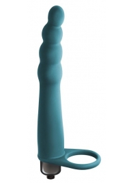 Зеленая вибронасадка для двойного проникновения Bramble - 16,5 см. - Lola Games - купить с доставкой в Вологде