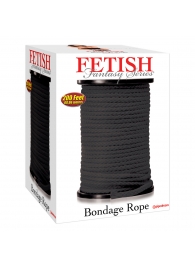 Черная веревка для связывания Bondage Rope - 60,9 м. - Pipedream - купить с доставкой в Вологде