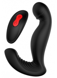 Черный вибромассажер простаты SWIRLING P-PLEASER - Dream Toys - в Вологде купить с доставкой