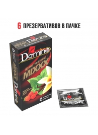Ароматизированные презервативы DOMINO  Ароматный микс  - 6 шт. - Domino - купить с доставкой в Вологде