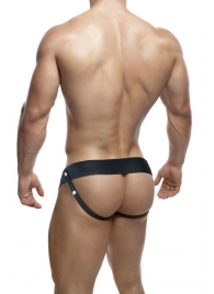 Черный мужской страпон DR. SKIN 6INCH HOLLOW STRAP ON - 16 см. - Blush Novelties - купить с доставкой в Вологде