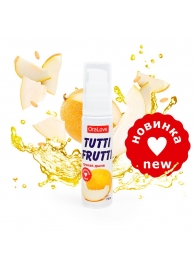 Гель-смазка Tutti-frutti со вкусом сочной дыни - 30 гр. - Биоритм - купить с доставкой в Вологде
