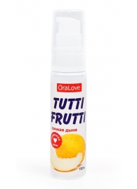 Гель-смазка Tutti-frutti со вкусом сочной дыни - 30 гр. - Биоритм - купить с доставкой в Вологде
