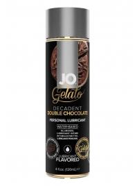 Лубрикант с ароматом шоколада JO GELATO DECADENT DOUBLE CHOCOLATE - 120 мл. - System JO - купить с доставкой в Вологде