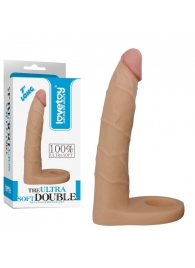 Телесная насадка-фаллоимитатор для двойного проникновения - 17 см. - Lovetoy - купить с доставкой в Вологде