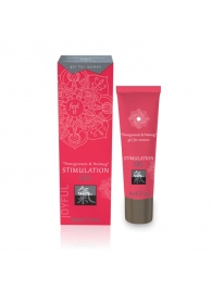 Возбуждающий интимный гель для двоих STIMULATION GEL Pomegranate   Nutmeg - 30 мл. - Shiatsu - купить с доставкой в Вологде