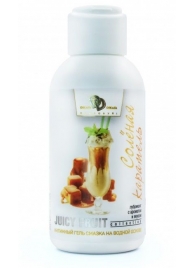Интимный гель-смазка JUICY FRUIT с ароматом солёной карамели - 100 мл. - БиоМед - купить с доставкой в Вологде