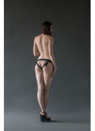 Черные трусики Better с анальной насадкой - 8 см. - Lola Games - купить с доставкой в Вологде