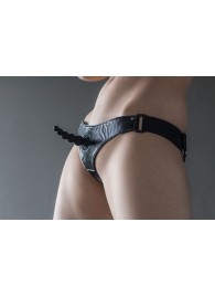 Черные трусики Better с анальной насадкой - 8 см. - Lola Games - купить с доставкой в Вологде