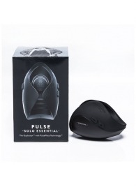 Черный инновационный мужской вибратор PULSE SOLO ESSENTIAL - Hot Octopuss - в Вологде купить с доставкой